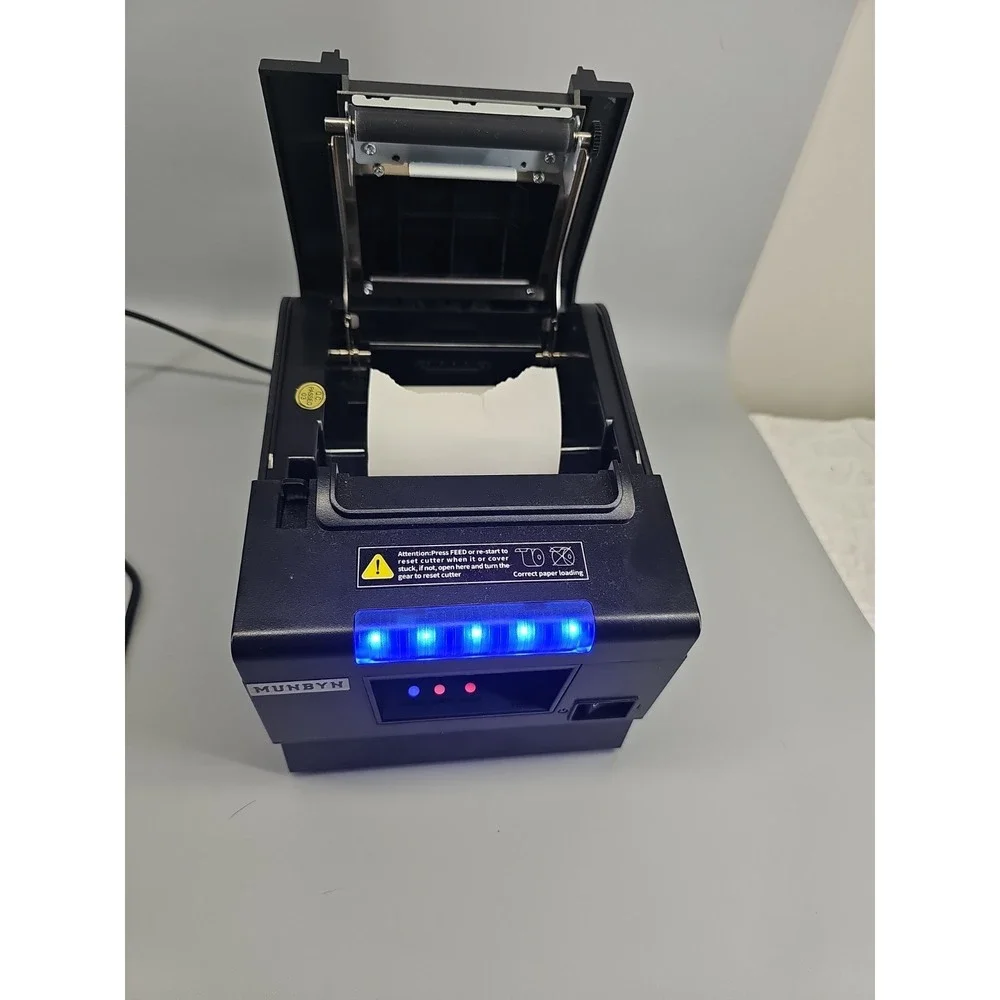 MUNBYN ITPP068 80mm POS Thermal Receipt Printer • USB Serial Ethernet • P068